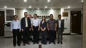 韩国科学技术信息通信部在华韩国创新中心（KIC中国）代表金钟文一行来访